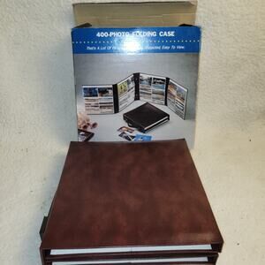 PFZ 400 Photo Folding Case size 3x5 Photos Needs A Repair